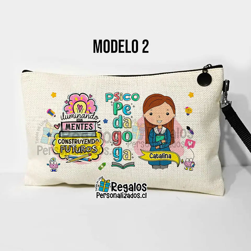 Estuche neceser diseño Psicopedagoga 6