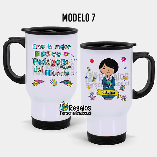 Mug térmico Psicopedagoga 8