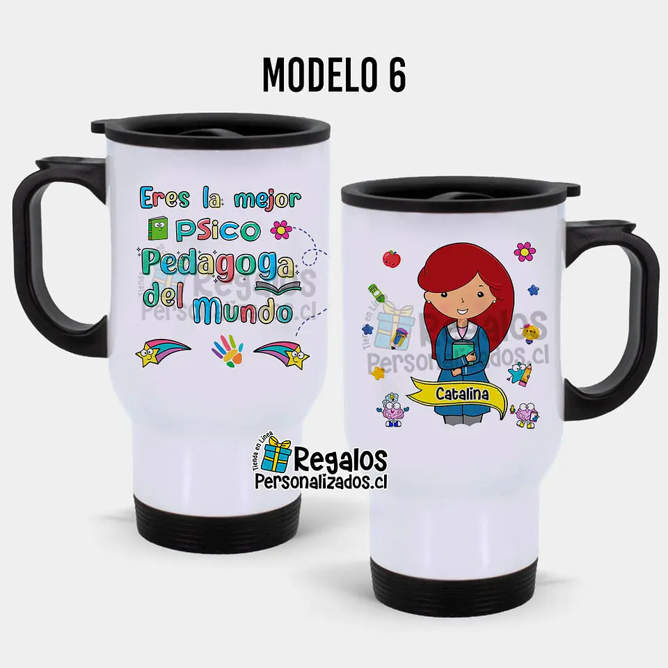 Mug térmico Psicopedagoga 7