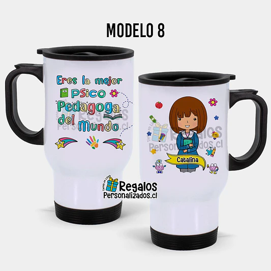 Mug térmico Psicopedagoga 9