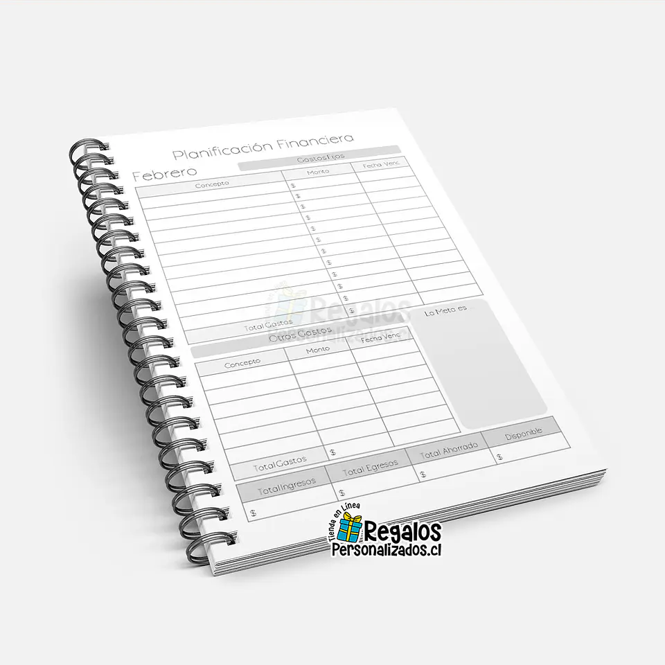 Agenda clásica fechada 2026, tapas personalizadas 7
