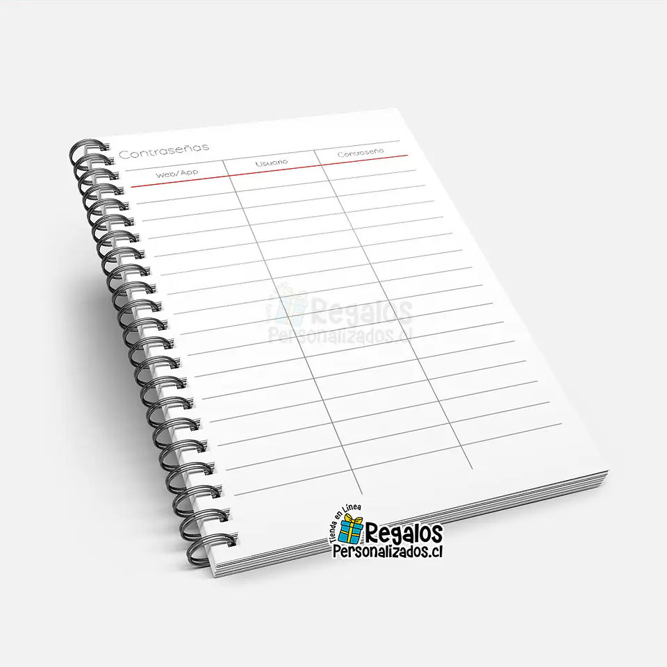 Agenda clásica fechada 2026, tapas personalizadas 9