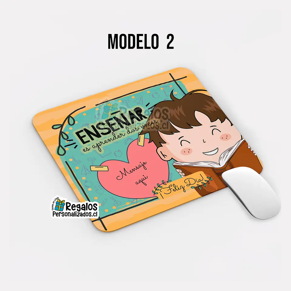 Mouse pad diseño enseñar es aprender dos veces 3