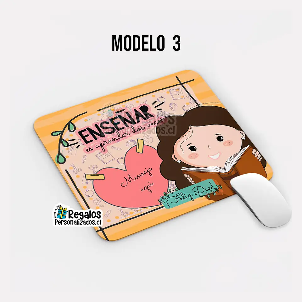 Mouse pad diseño enseñar es aprender dos veces 4