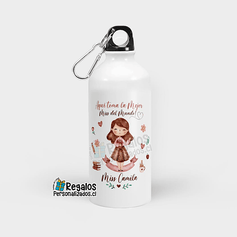 Botella diseño Profesora ternura