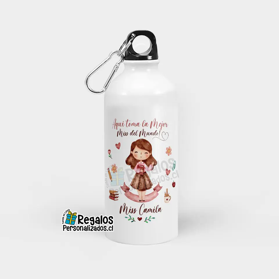 Botella diseño Profesora ternura 1