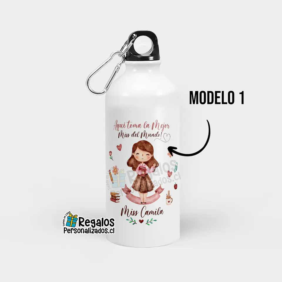 Botella diseño Profesora ternura 2