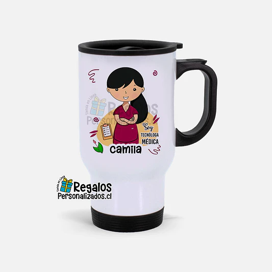 Mug térmico diseño Tecnóloga médica 1
