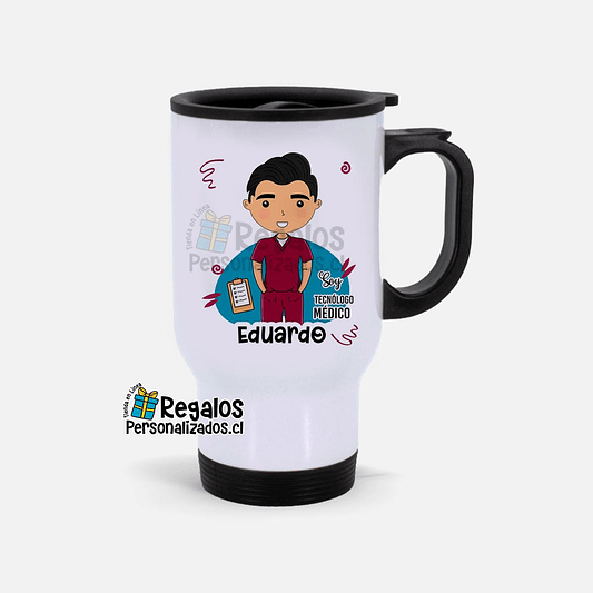 Mug térmico diseño Tecnólogo médico 1