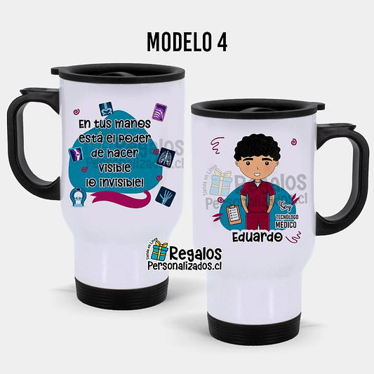 Mug térmico diseño Tecnólogo médico 5