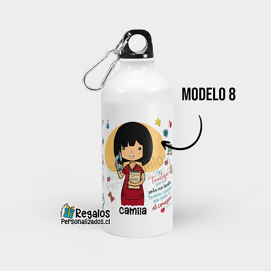 Botella diseño Tecnóloga médica 9