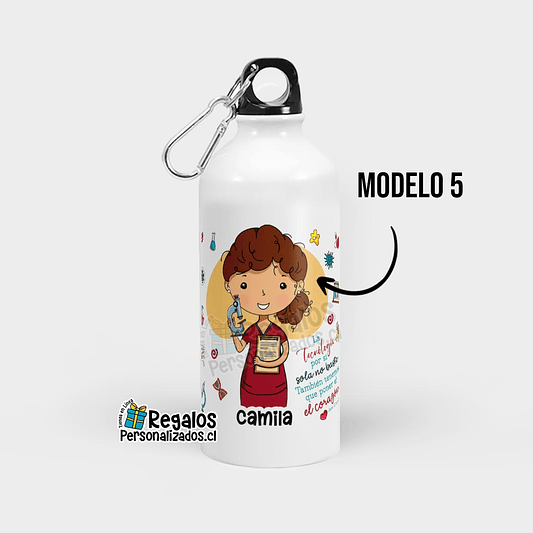 Botella diseño Tecnóloga médica 6