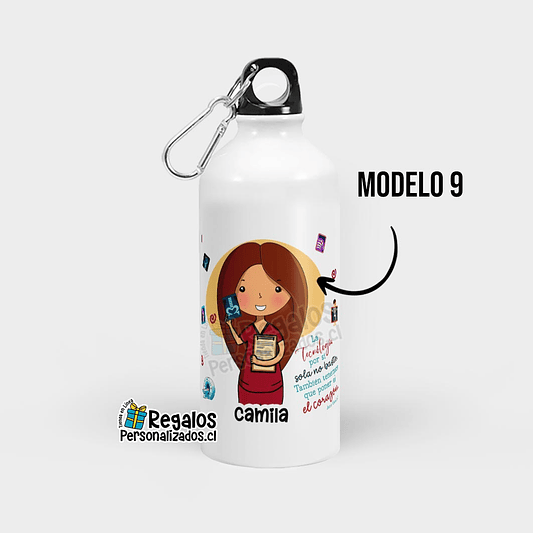 Botella diseño Tecnóloga médica 10