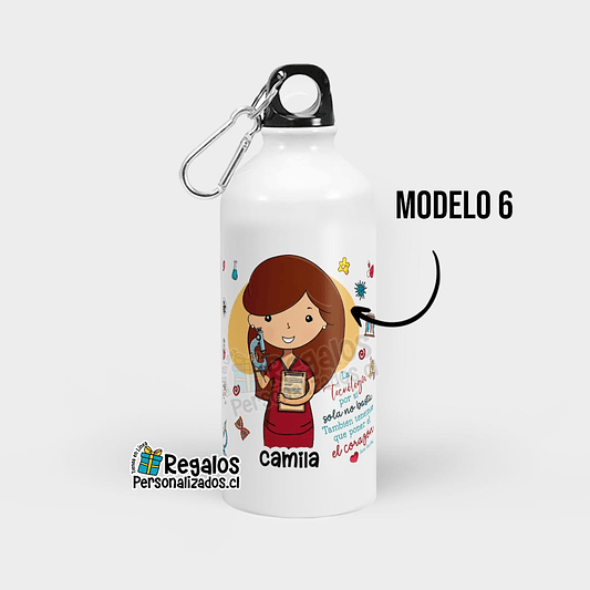 Botella diseño Tecnóloga médica 7