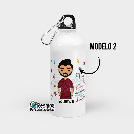 Botella diseño Tecnólogo médico 3