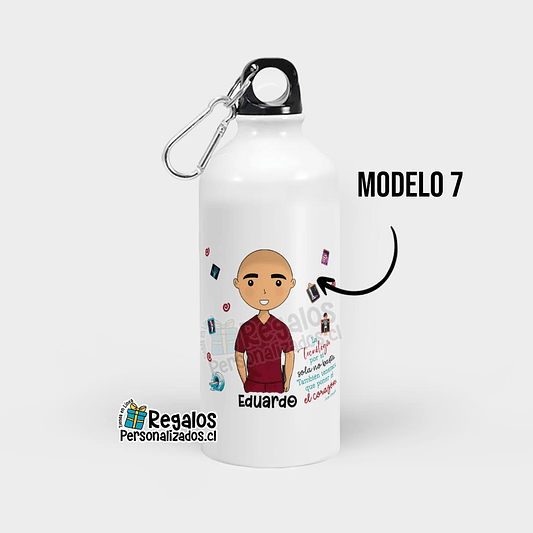 Botella diseño Tecnólogo médico 8