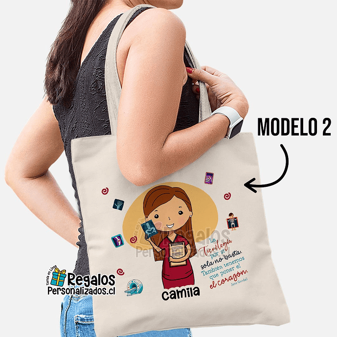 Bolsa diseño Tecnóloga médica 5
