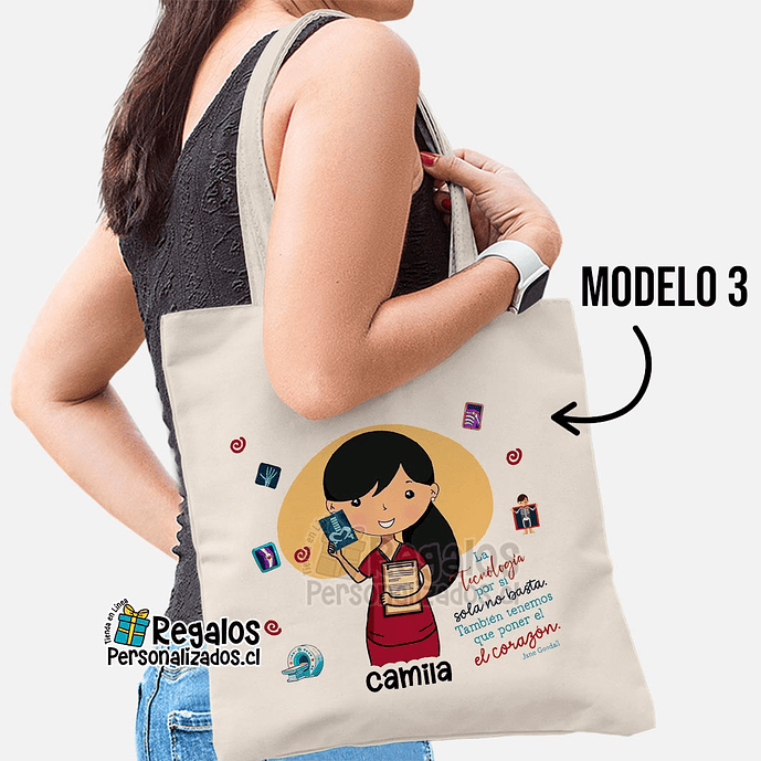 Bolsa diseño Tecnóloga médica 6