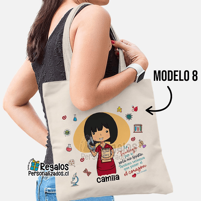 Bolsa diseño Tecnóloga médica 11