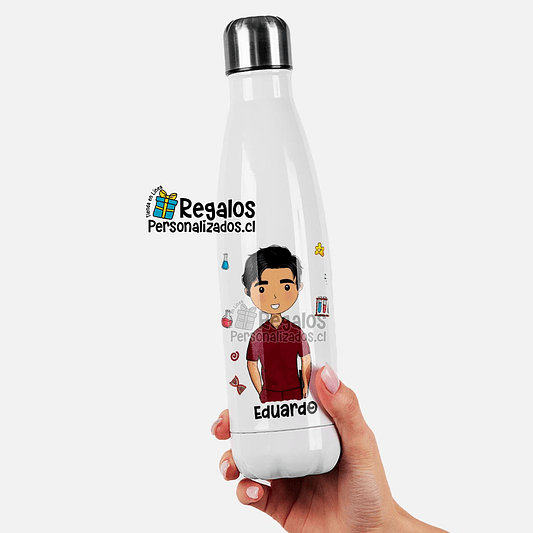 Botella térmica diseño Tecnólogo médico 1
