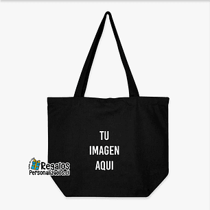 Bolsa deluxe grande algodón personalizada