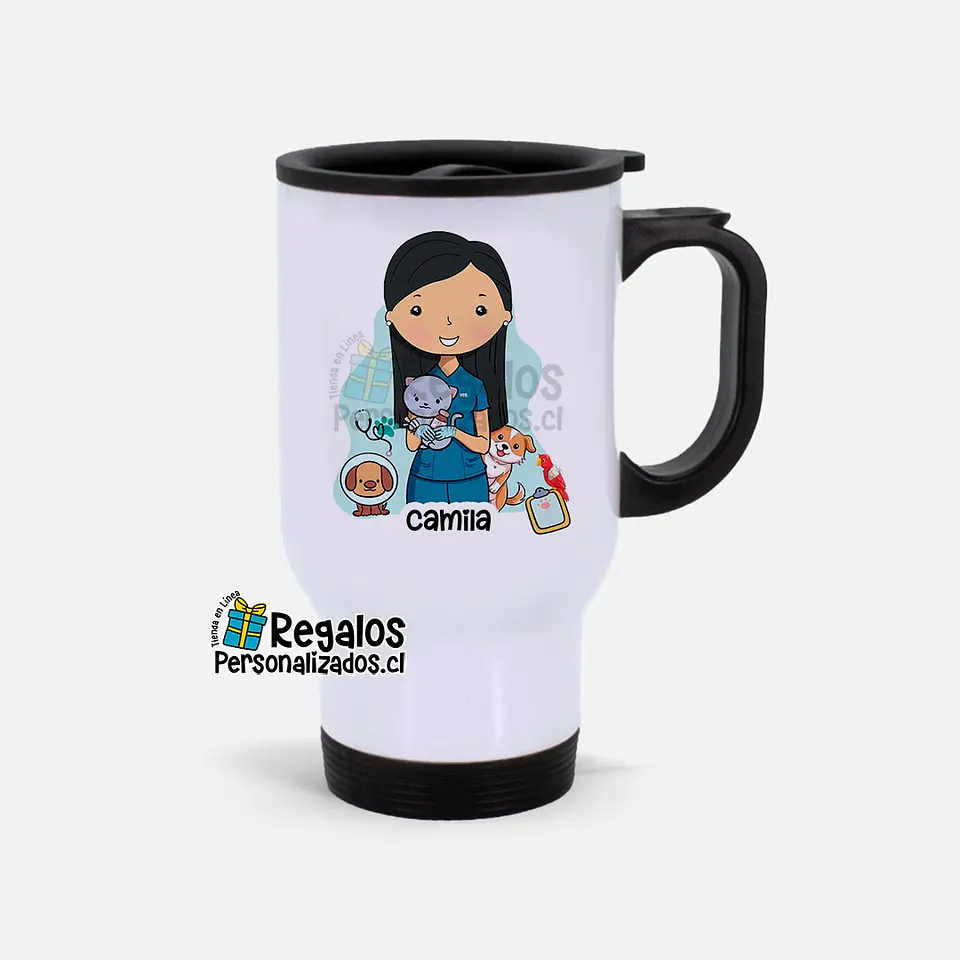 Mug térmico diseño Veterinaria 1