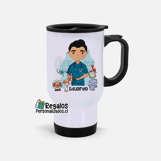 Mug térmico diseño Veterinario 1