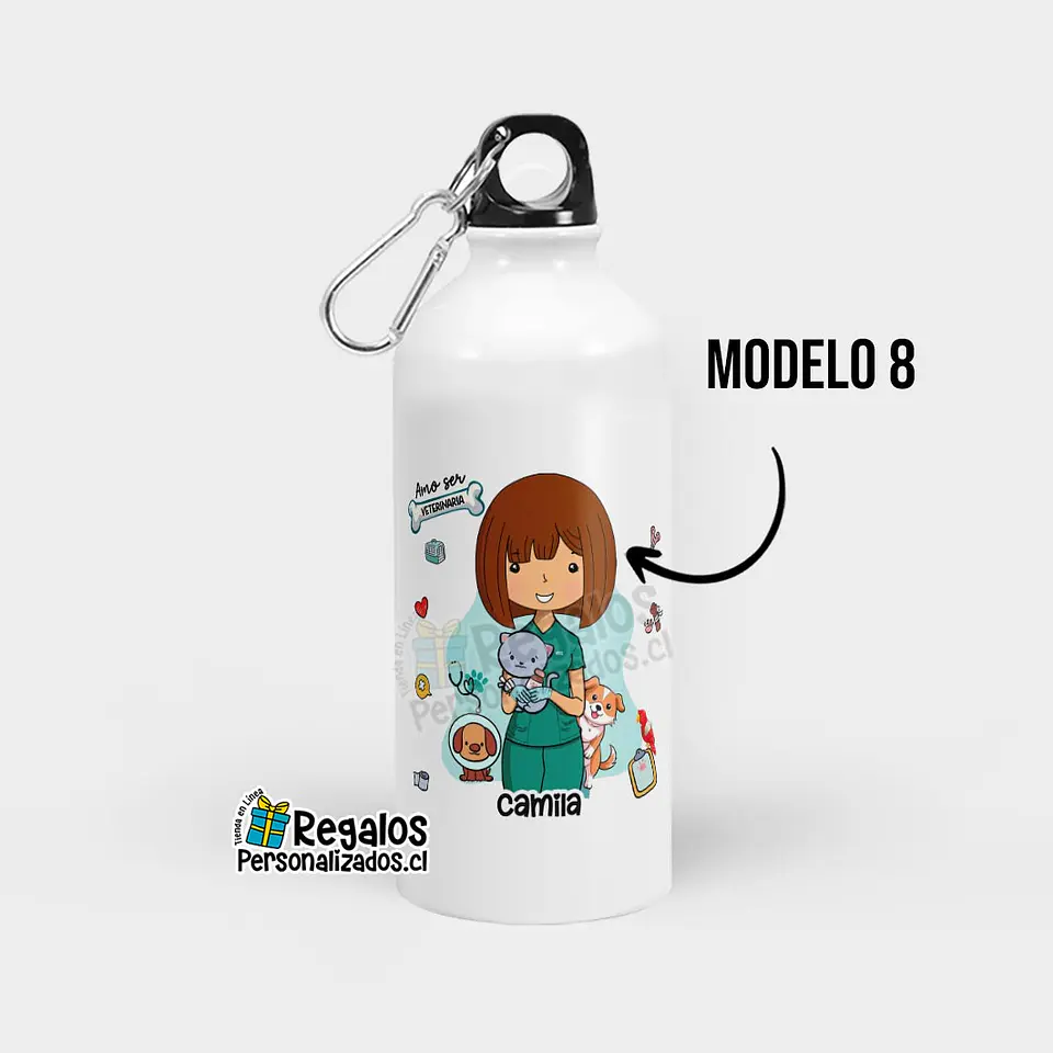 Botella diseño Veterinaria 9
