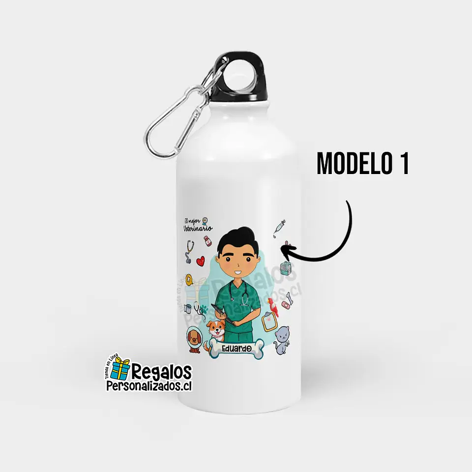 Botella diseño Veterinario 2