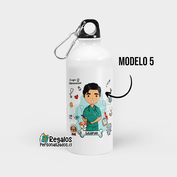 Botella diseño Veterinario 6