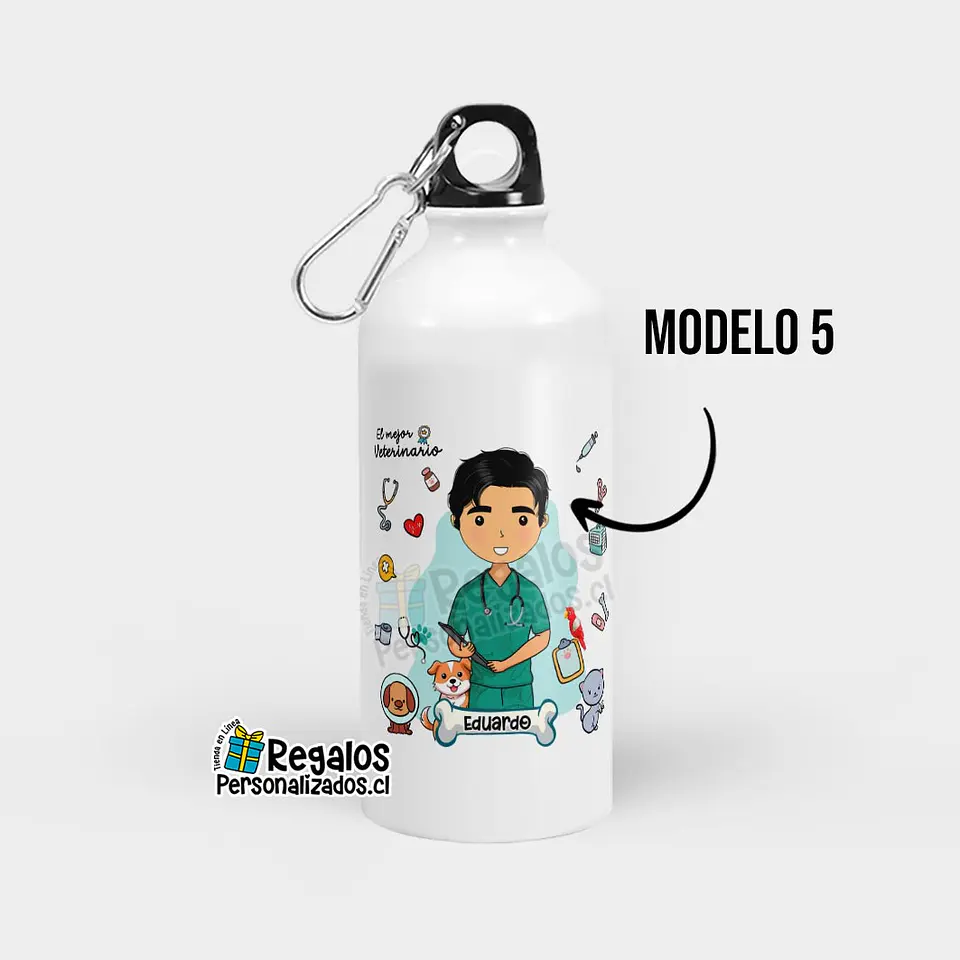 Botella diseño Veterinario 6
