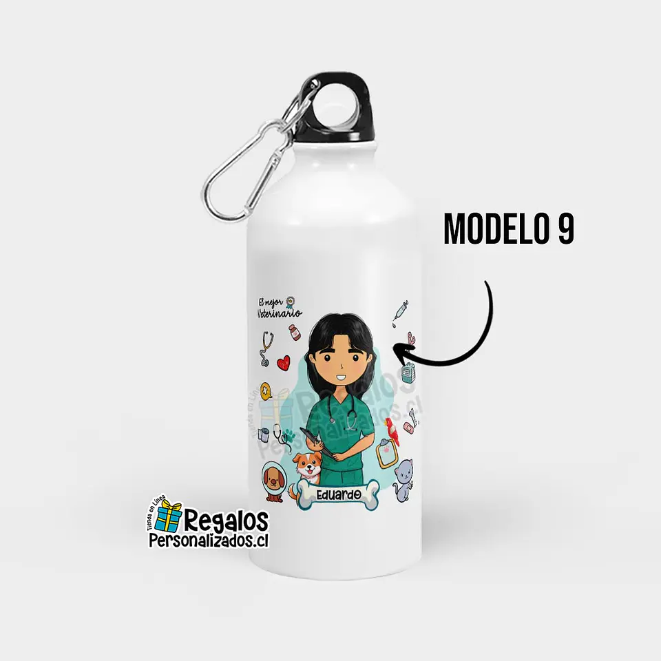 Botella diseño Veterinario 10
