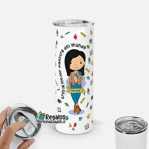 Vaso térmico skinny Area Educación