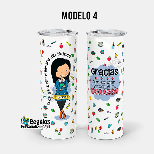 Vaso térmico skinny Area Educación 7