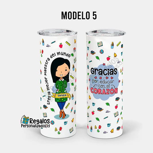 Vaso térmico skinny Area Educación 8