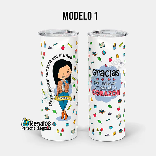 Vaso térmico skinny Area Educación 4