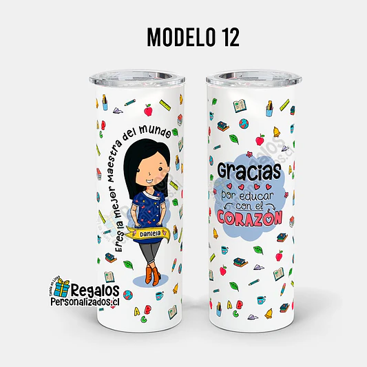 Vaso térmico skinny Area Educación 15