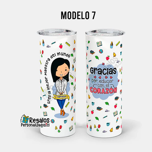 Vaso térmico skinny Area Educación 10