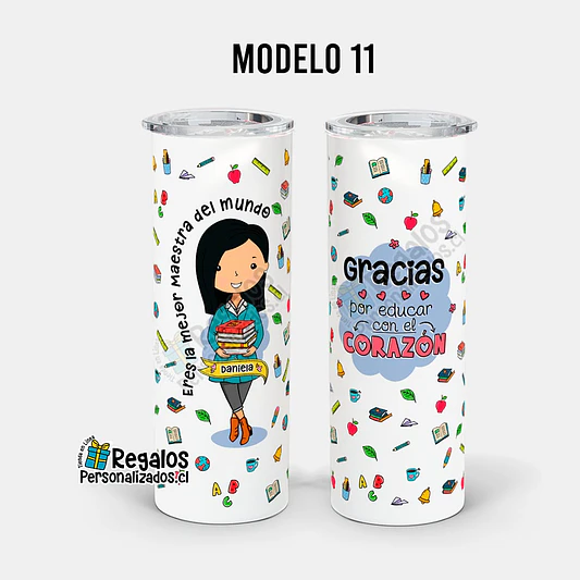 Vaso térmico skinny Area Educación 14