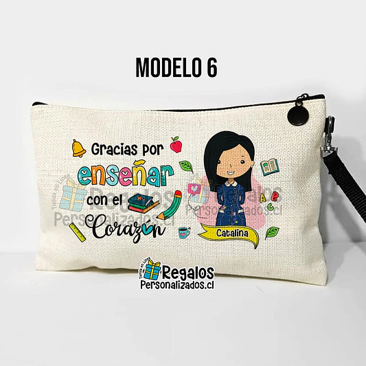 Estuche neceser diseño Area Eduación Mujer 9