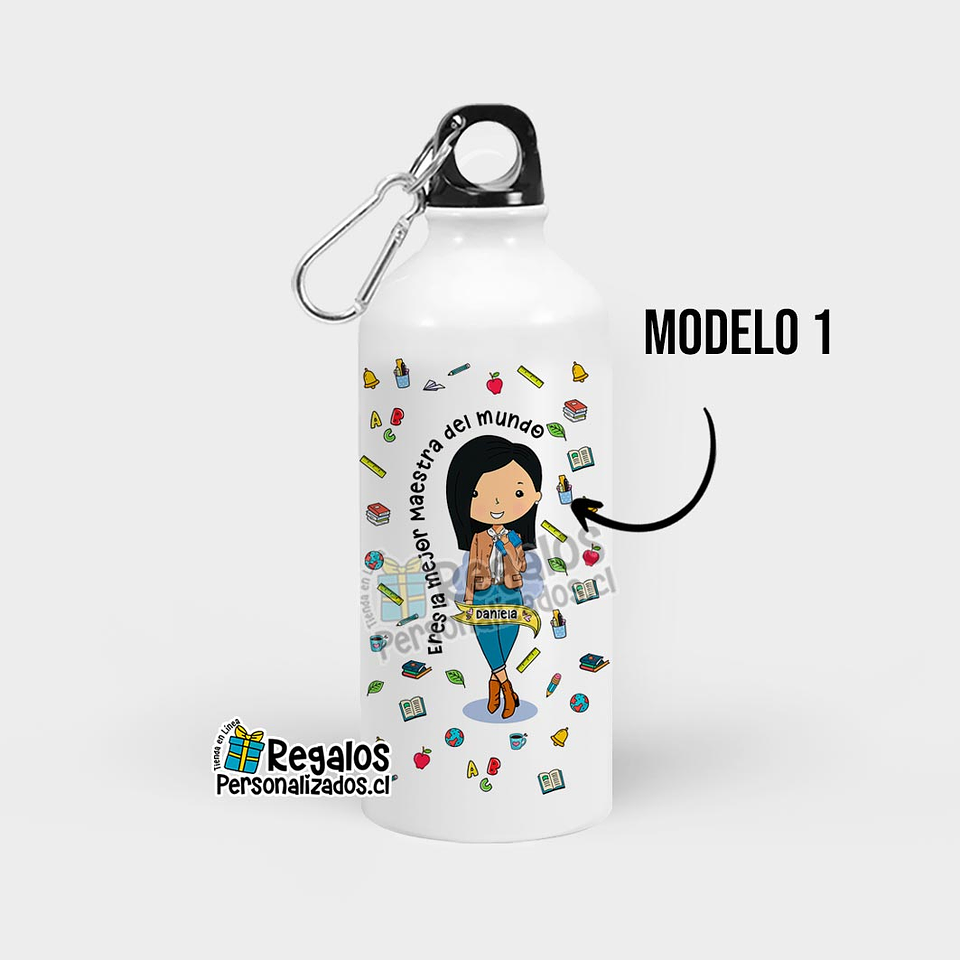 Botella diseño area Educación Mujer 2