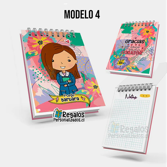 Libreta anillada diseño área educación 5