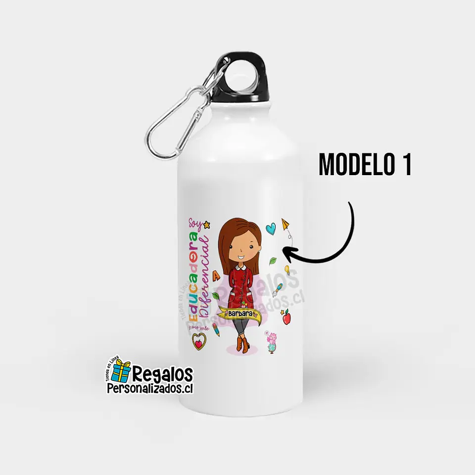 Botella diseño Educadora Diferencial 2