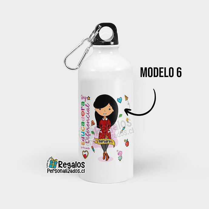 Botella diseño Educadora Diferencial 7