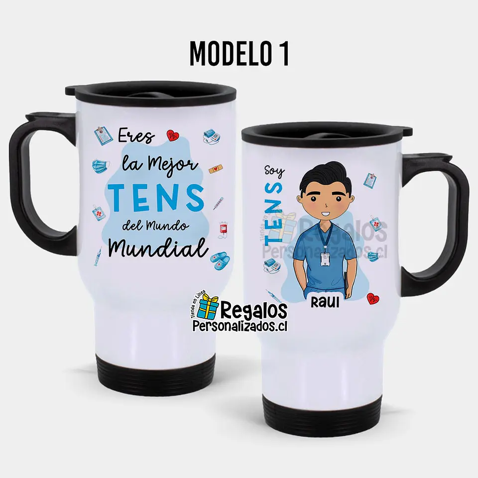 Mug térmico diseño Tens varón 2