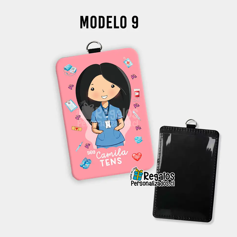 Porta credencial diseño TENS mujer 18