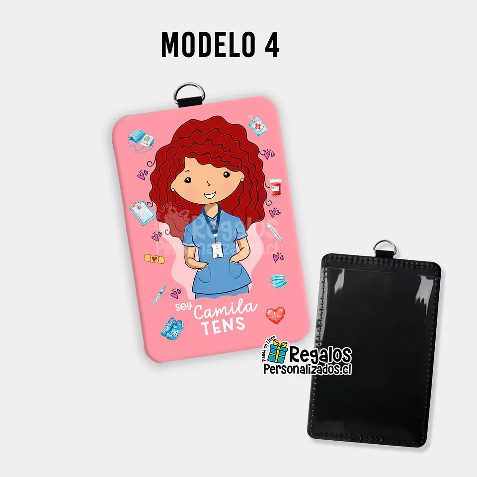 Porta credencial diseño TENS mujer 8