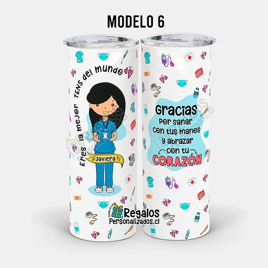 Vaso térmico skinny TENS Mujer 7