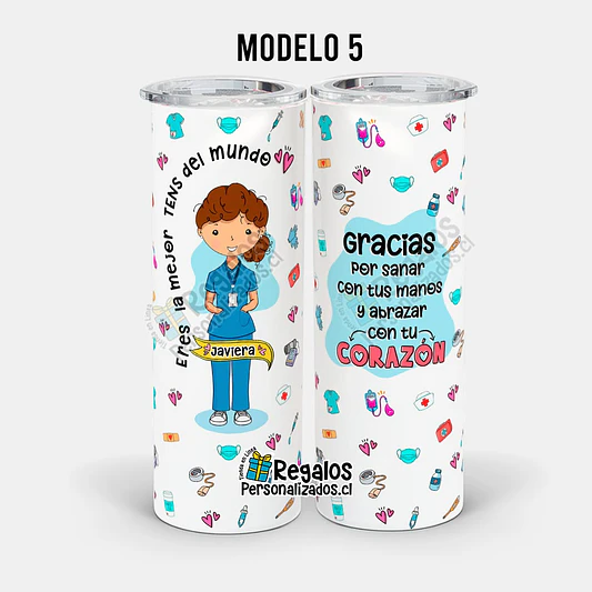 Vaso térmico skinny TENS Mujer 6