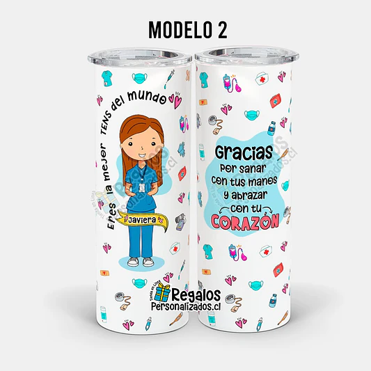 Vaso térmico skinny TENS Mujer 3